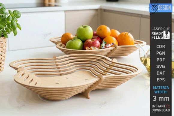 Download Wooden Layered Contour Bowl Laser Cut - Bowl Collection
