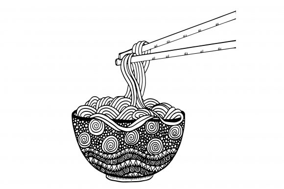 Download Doodle Noodle at Bowl and Chopsticks - Bowl Collection