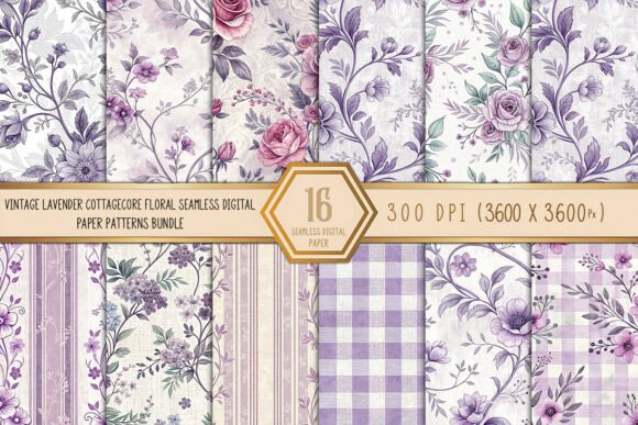 Download Vintage Lavender Cottagecore Floral - Premium Resources
