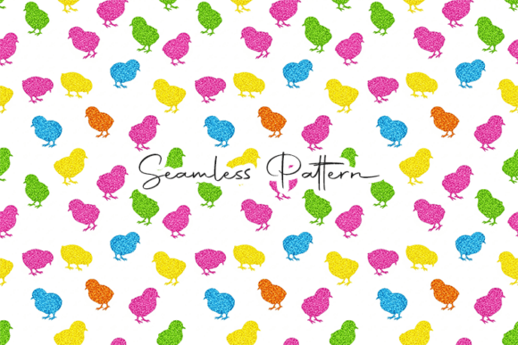 Download Colorful Chick Easter Seamless Pattern - Premium Resources