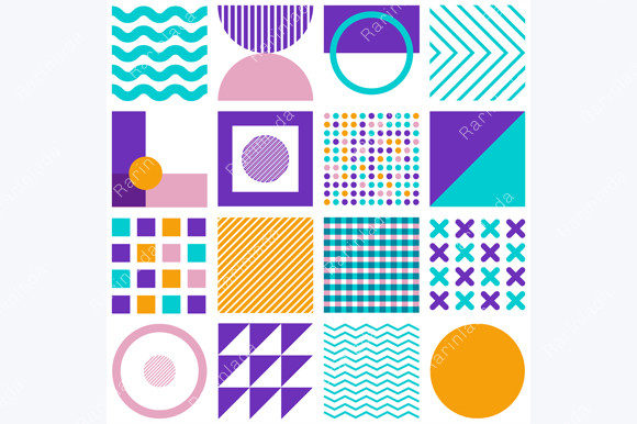 Download Geometric Simple Shapes Minimal Pattern - Simple Collection
